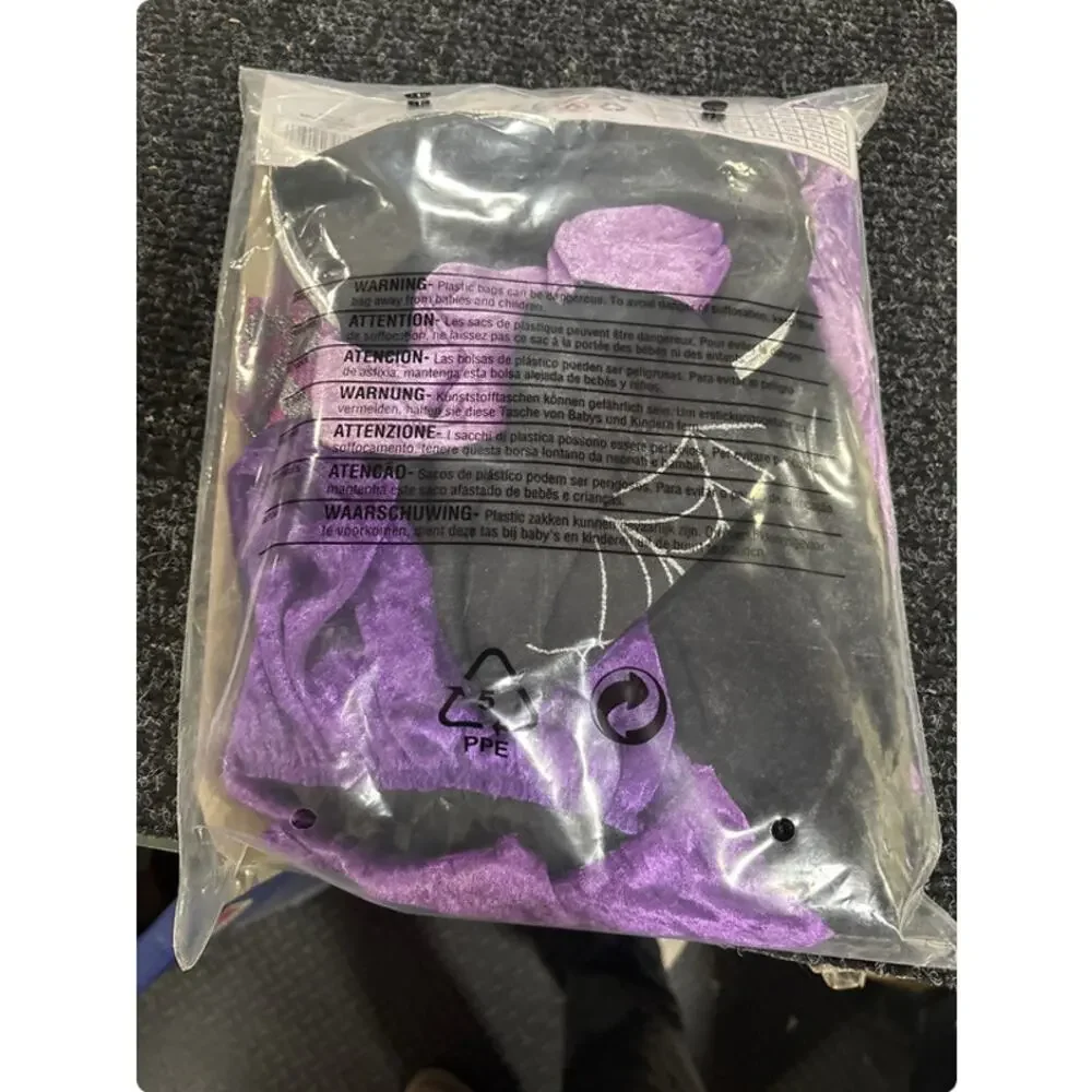 Spooktacular Purple Witch Dress with Broom S